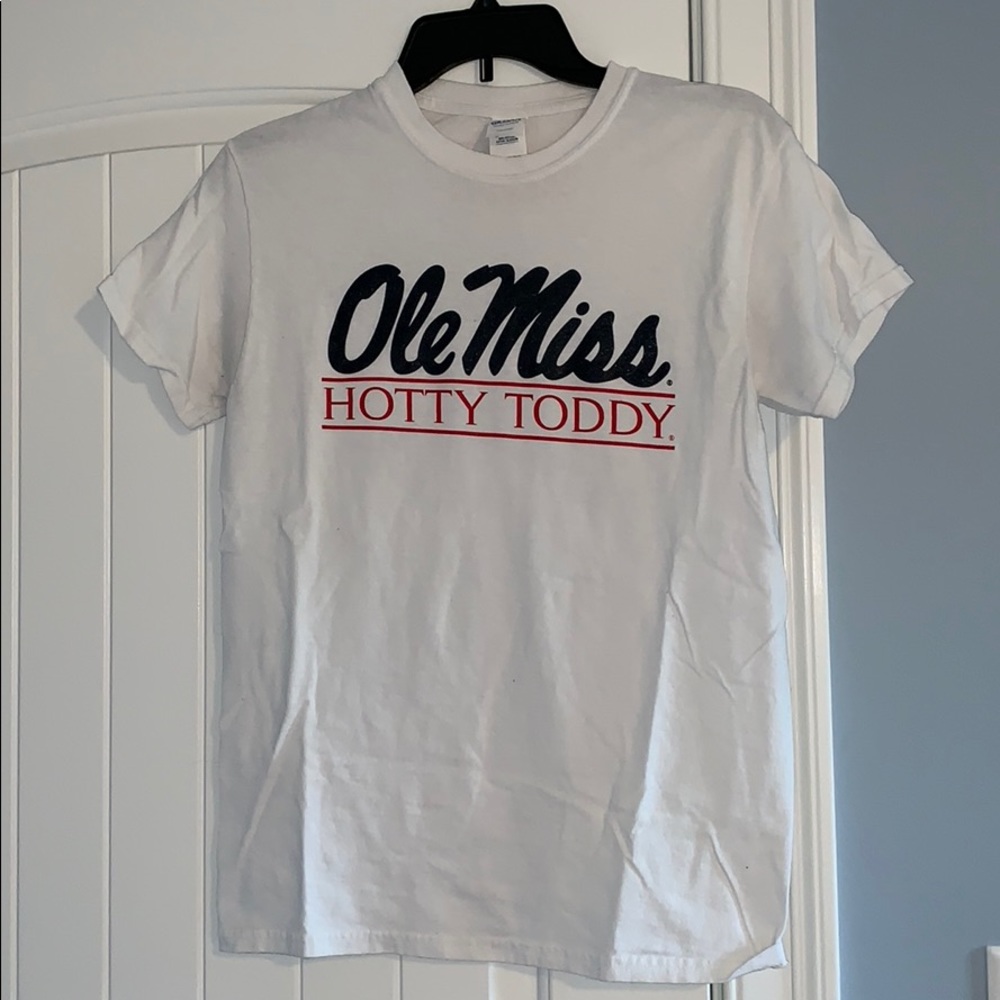 White Ole Miss Uni-sex shirt